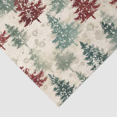 Weihnachten Tartan und Bäume nahtlos Seidenpapier (Ausschnitt)