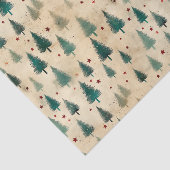 Weihnachten Tartan und Bäume nahtlos Seidenpapier (Ausschnitt)