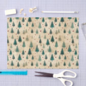 Weihnachten Tartan und Bäume nahtlos Seidenpapier (Handwerk)