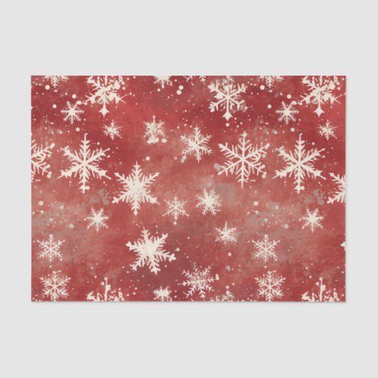 Weihnachten Tartan und Bäume nahtlos Seidenpapier (Vorderseite)