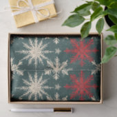 Weihnachten Tartan und Bäume nahtlos Seidenpapier (Geschenk)