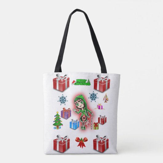 Weihnachten Tasche (Rückseite)