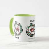 Weihnachten Tasse (Vorderseite Links)