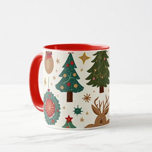 Weihnachten Tasse (Vorderseite Links)