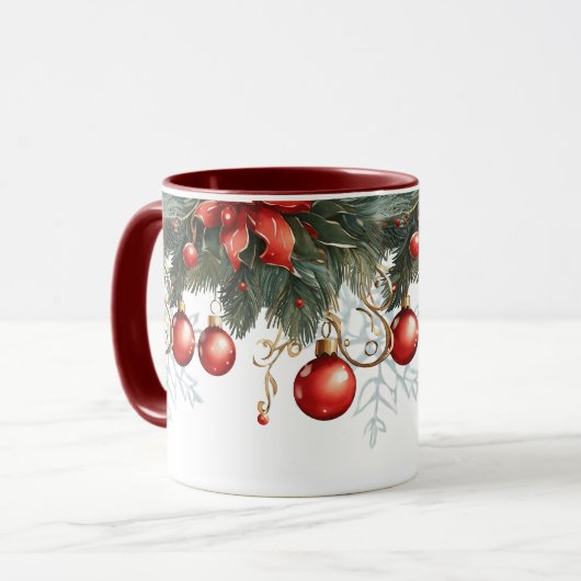 Weihnachten Tasse (Vorderseite Links)