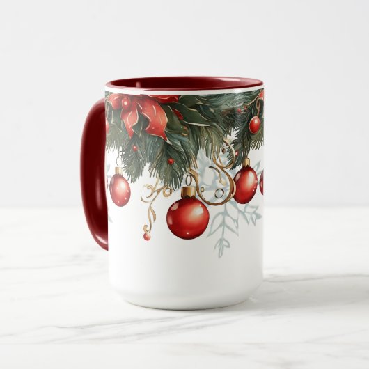 Weihnachten Tasse (Vorderseite Links)