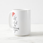 Weihnachten Tasse Alles, was ich Gewollt Weihnacht (Vorderseite Links)