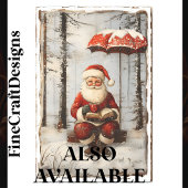 Weihnachten, Tasse, Buch, Custom AZ3 Decoupage Seidenpapier