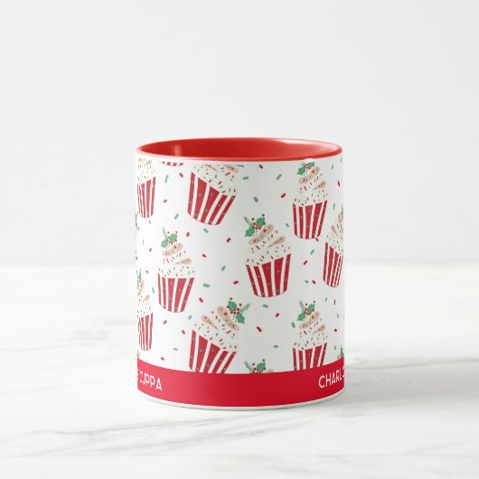 Weihnachten Tasse Cupcake (Zentrum)