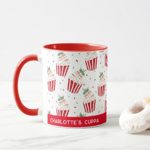 Weihnachten Tasse Cupcake