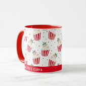 Weihnachten Tasse Cupcake (Vorderseite Links)