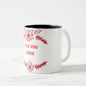 Weihnachten Tasse , Design anpassen (VorderseiteRechts)