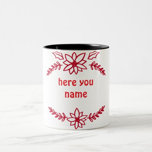 Weihnachten Tasse , Design anpassen (Mittel)
