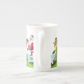 Weihnachten Tasse, Elf, frohe Weihnachten Porzellantasse (Rückseite)