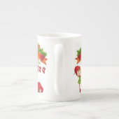 Weihnachten Tasse, frohe Weihnachten, Elf Porzellantasse (Rückseite)