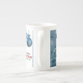 Weihnachten Tasse, frohe Weihnachten Porzellantasse (Rückseite)