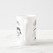 Weihnachten Tasse, frohe Weihnachten Porzellantasse (Rückseite)