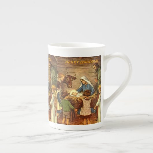 Weihnachten Tasse, Jesus Christus, frohe Weihnacht Porzellantasse (Rechts)