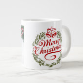 Weihnachten-Tasse Jumbo-Tasse (Vorderseite Rechts)