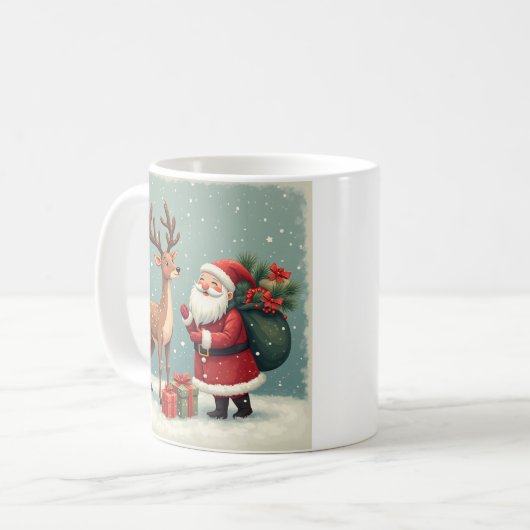 Weihnachten-Tasse Kaffeetasse (Vorderseite Links)