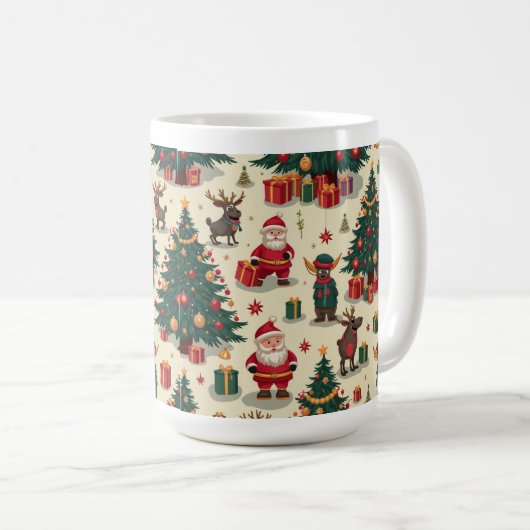 Weihnachten-Tasse Kaffeetasse (VorderseiteRechts)