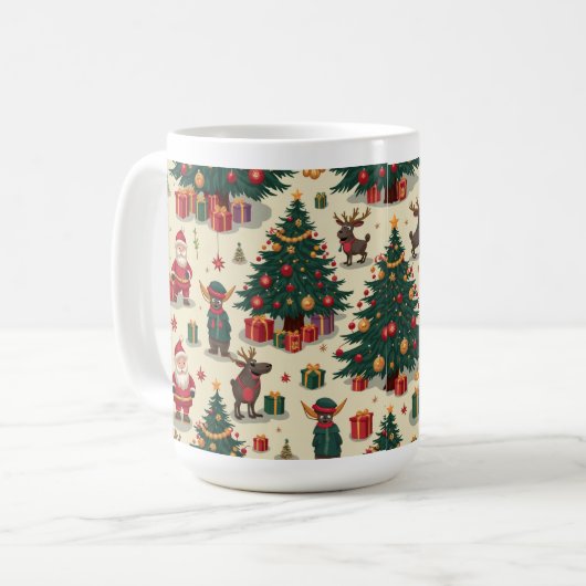 Weihnachten-Tasse Kaffeetasse (Vorderseite Links)