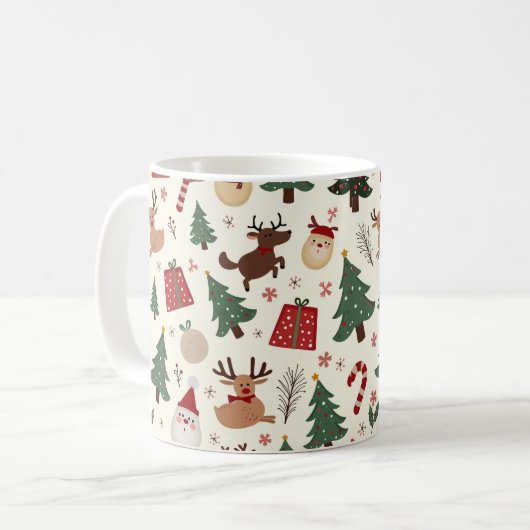 Weihnachten-Tasse Kaffeetasse (Vorderseite Links)