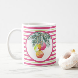 Weihnachten Tasse Niedlich Rosa und Grün