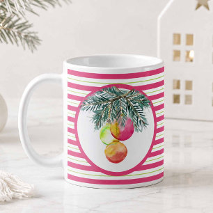 Weihnachten Tasse Niedlich Rosa und Grün