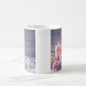 Weihnachten Tasse, Rosa Weihnachten Kaffeetasse (Mittel)