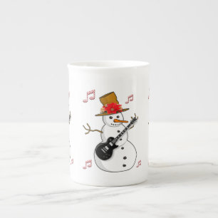 Weihnachten Tasse, Schneemann, Frohe Weihnachten Porzellantasse
