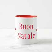 Weihnachten Tasse-Snowman-Buon Natale/Frohe Weihna Tasse (Zentrum)