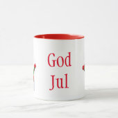 Weihnachten Tasse-Snowman-God Jul /Frohe Weihnacht Tasse (Zentrum)