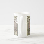 Weihnachten Tasse, Vintag, frohe Weihnachten Jesus Porzellantasse (Rückseite)