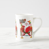 Weihnachten Tasse, Vintag, frohe Weihnachten Weihn Porzellantasse (Rechts)