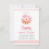 Weihnachten, Taufe, individuelle Einladung eines M (Vorderseite)