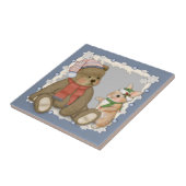 Weihnachten Teddy und Bunny Fliese (Seite)