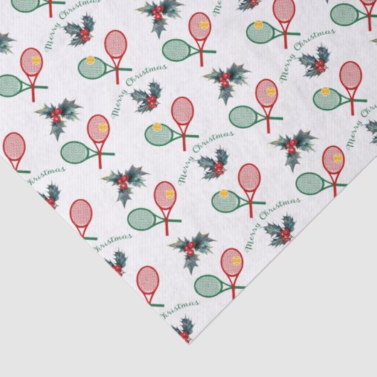 🎄 Weihnachten 🎾 Tennis Seidenpapier (Detail)