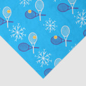 🎄 Weihnachten 🎾 Tennisblau Seidenpapier (Detail)