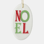 Weihnachten Text Keramik Ornament (Rechts)