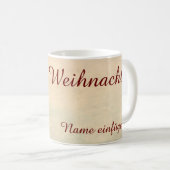 Weihnachten Thema mit Früchten... Kaffeetasse (VorderseiteRechts)