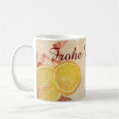 Weihnachten Thema mit Früchten... Kaffeetasse (Links)