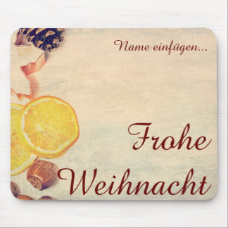 Weihnachten Thema mit Früchten... Mousepad