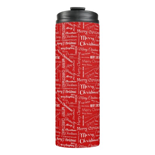 Weihnachten Thermosbecher (Vorderseite)