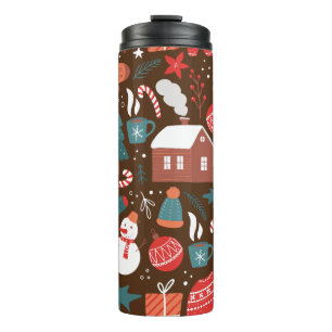 Weihnachten Thermosbecher