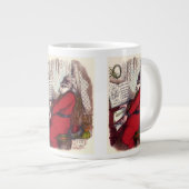Weihnachten, Thomas Nast Weihnachtsmann Piano Jumbo-Tasse (Vorderseite Rechts)
