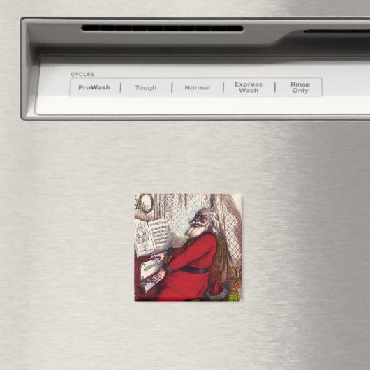 Weihnachten, Thomas Nast Weihnachtsmann Piano Magnet (In Situ (Geschirrspüler))
