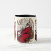 Weihnachten, Thomas Nast Weihnachtsmann Piano Tasse (Zentrum)