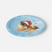 Weihnachten Tibetan Spanisch Papier Plate Pappteller (Schrägansicht)