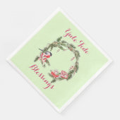 Weihnachten Tide Segen Papier Napkins Serviette (Ecke)